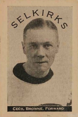 1923 Crescent Selkirks Cecil Browne #7 Hockey Card