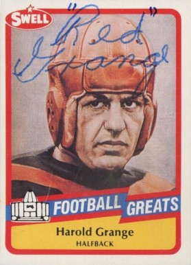 1989 Swell Greats Red Grange #5 Football Card