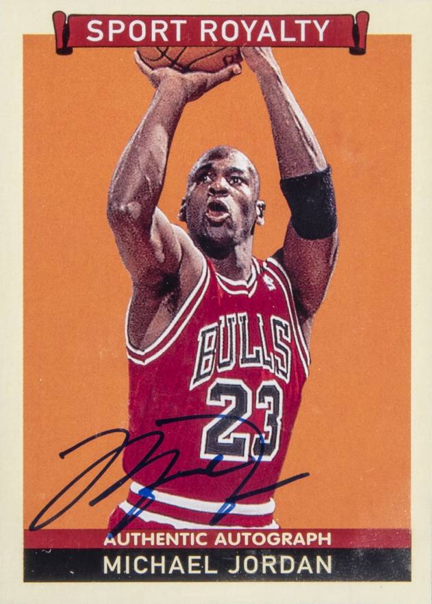 2009 Upper Deck Goudey Sport Royalty Autographs Michael Jordan #MJ Basketball Card