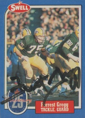 1988 Swell Greats Forrest Gregg #45 Football Card