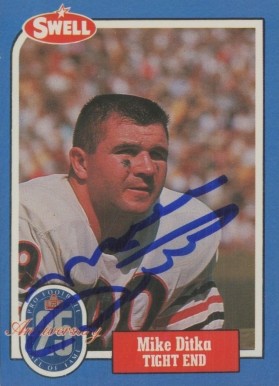 1988 Swell Greats Mike Ditka #142 Football Card