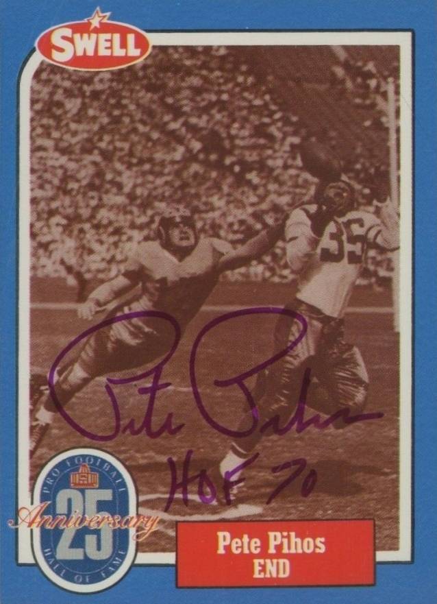 1988 Swell Greats Pete Pihos #100 Football Card