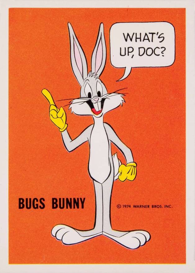 1974 Warner Bros. National Periodical Cards Bugs Bunny # Non-Sports Card