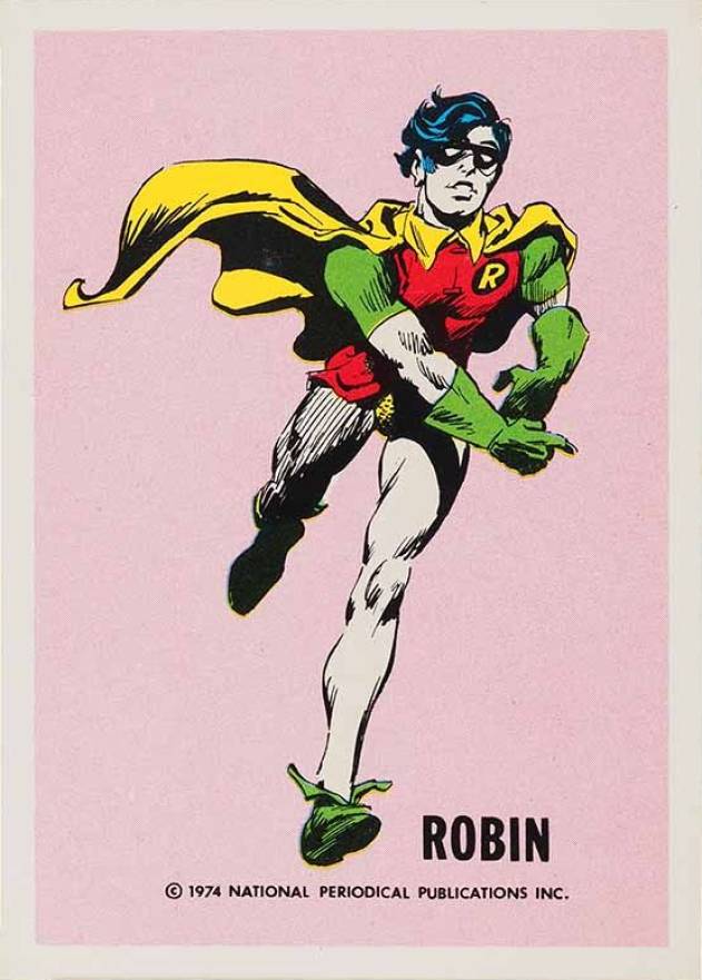 1974 Warner Bros. National Periodical Cards Robin # Non-Sports Card