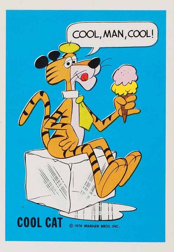 1974 Warner Bros. National Periodical Cards Cool Cat # Non-Sports Card