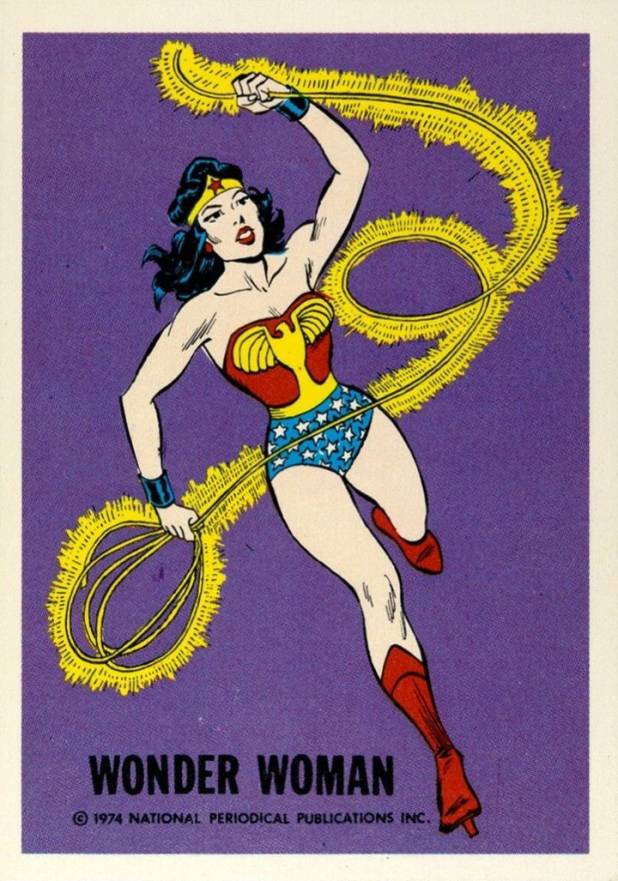 1974 Warner Bros. National Periodical Cards Wonder Woman # Non-Sports Card