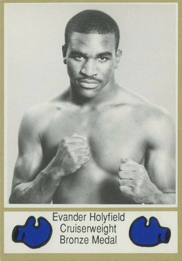 1986 Brown's Boxing Evander Holyfield #62 Other Sports Card