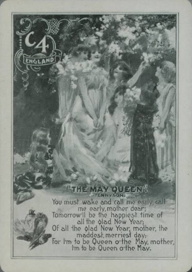 1898 Fireside Game Card The May Queen #C4 Non-Sports Card