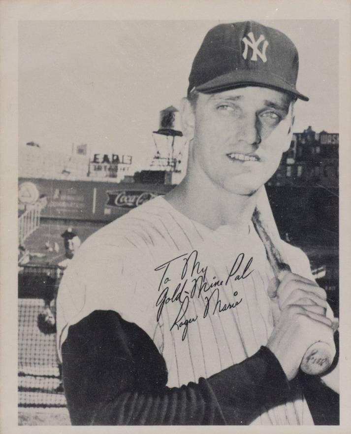 1962 Gehl's Ice Cream Roger Maris # Baseball Card