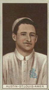 1912 Brown Backgrounds Red Cross James Austin #4 Baseball Card