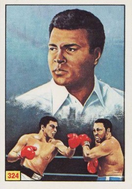 1980 Panini Uomini Illustri Cassius Clay #324 Other Sports Card