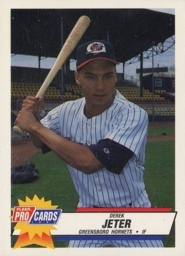 1993 Fleer Procards Greensboro Hornets Derek Jeter #893 Baseball Card