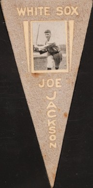 1916 Ferguson Bakery Felt Pennant Joe Jackson # Baseball Card