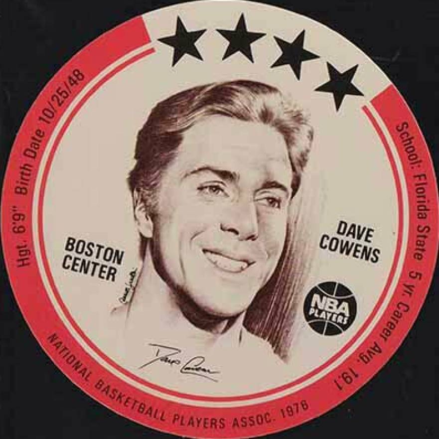 1976 Buckmans Discs Dave Cowens # Basketball Card