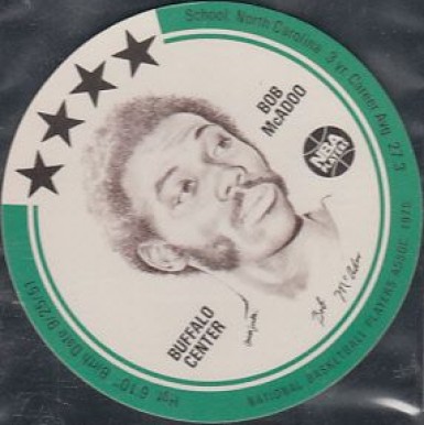 1976 Buckmans Discs Bob McAdoo # Basketball Card