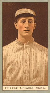 1912 Brown Backgrounds Broadleaf O.C. Peters #150 Baseball Card