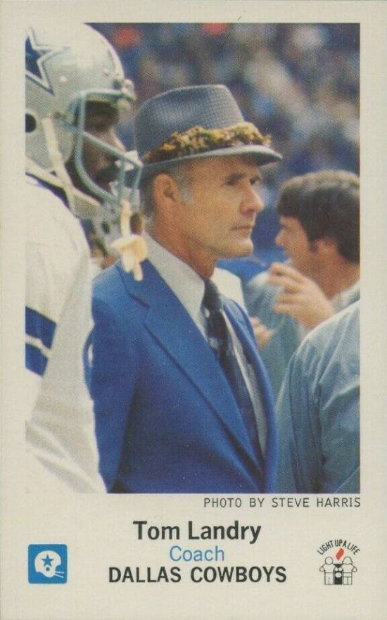 1979 Cowboys Police Tom Landry # Football Card