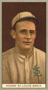 1912 Brown Backgrounds Broadleaf William Hogan #82 Baseball Card