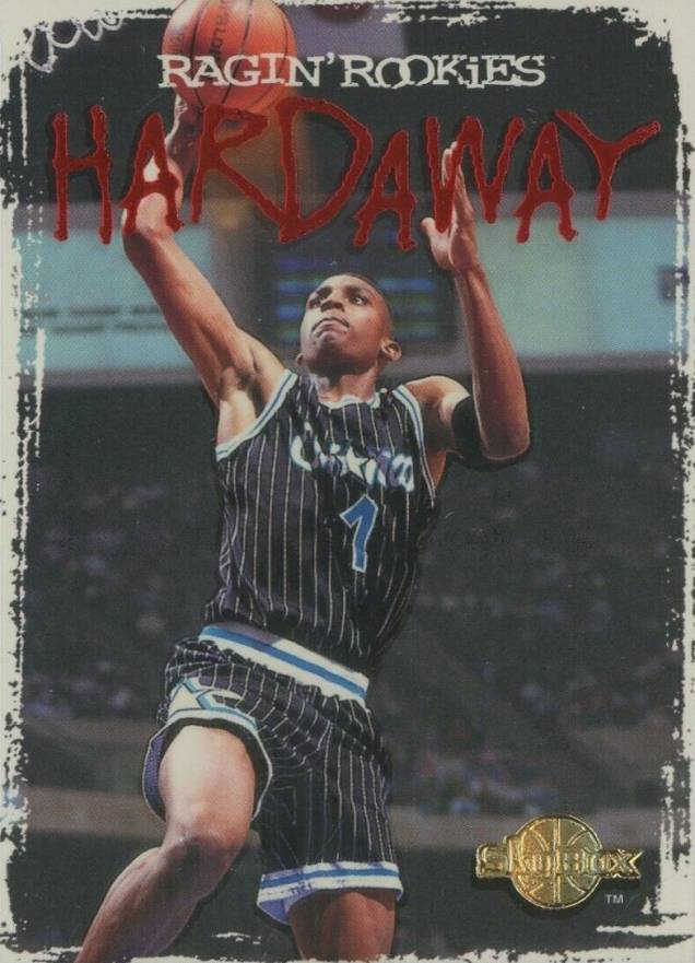 1994 Skybox Premium Ragin' Rookies Anfernee Hardaway #RR18 Basketball Card