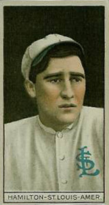 1912 Brown Backgrounds Broadleaf Earl Hamilton #74 Baseball Card