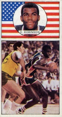 1986 Merchante Spanish David Robinson #150 Basketball Card