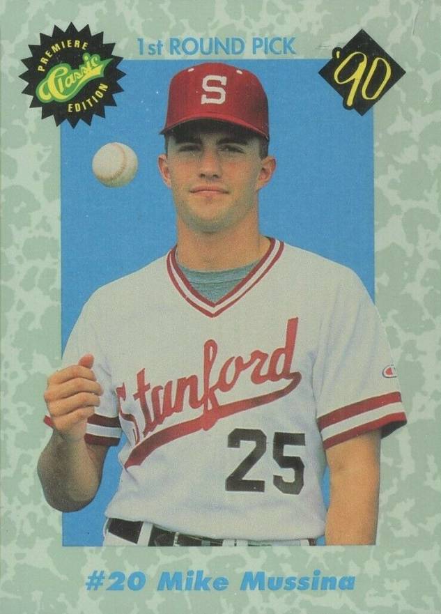 1990 Classic Draft Picks Mike Mussina #20 Baseball Card