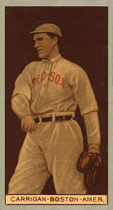 1912 Brown Backgrounds Broadleaf William Carrigan #27 Baseball Card