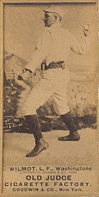 1887 Old Judge Wilmot, L.F., Washingtons #504-5a Baseball Card