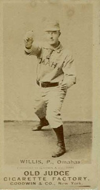 1887 Old Judge Willis, P., Omahas #503-4a Baseball Card