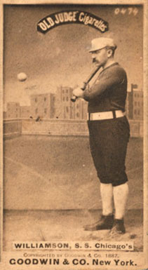 1887 Old Judge Williamson, S.S., Chicago's #502-6a Baseball Card