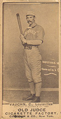 1887 Old Judge Vaughn, C., Louisvilles #472-1a Baseball Card
