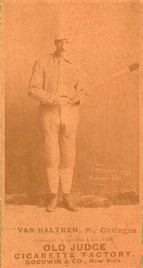 1887 Old Judge Van Haltren, P. Chicagos #471-1b Baseball Card