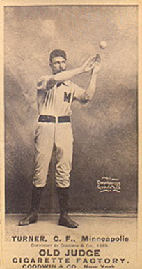 1887 Old Judge Turner, C.F., Minneapolis #467-4a Baseball Card