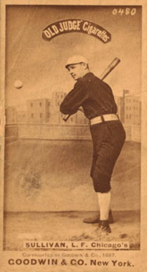 1887 Old Judge Sullivan, L.F. Chicago's #444-5a Baseball Card