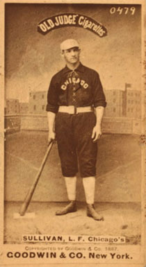 1887 Old Judge Sullivan, L.F. Chicago's #444-4a Baseball Card
