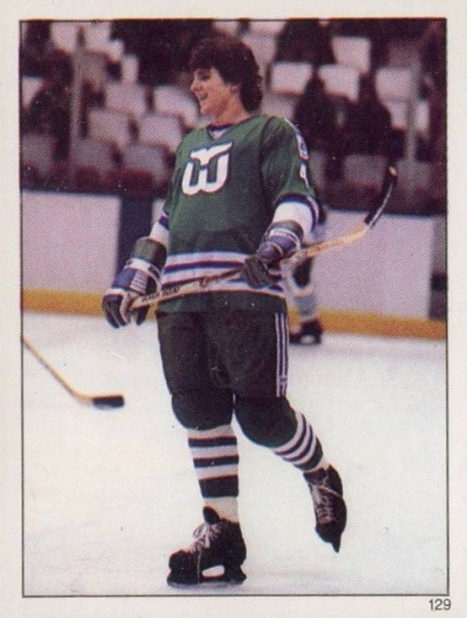 1982 Topps Stickers Ron Francis #129 Hockey Card