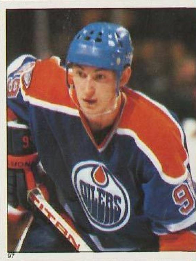 1982 Topps Stickers Wayne Gretzky #97 Hockey Card
