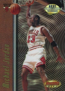 1997 Bowman's Best Techniques Michael Jordan #T2 Basketball Card