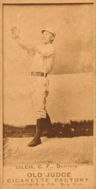 1887 Old Judge Silch, C.F., Denvers #419-3b Baseball Card