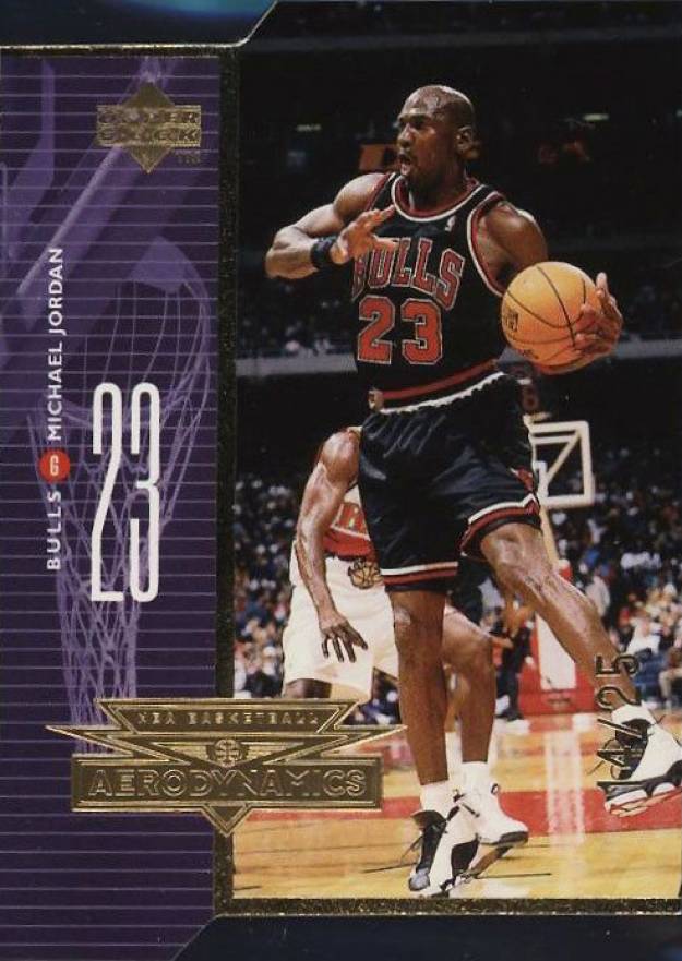 1998 Upper Deck Aerodynamics Michael Jordan #A1 Basketball Card