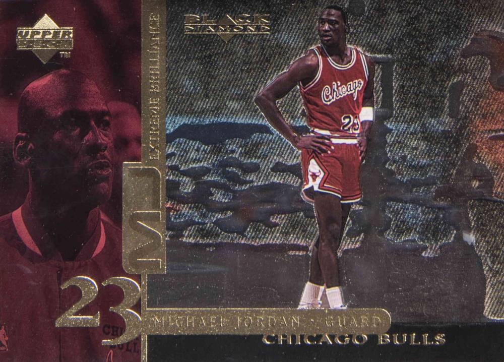 1998 Upper Deck Black Diamond Sheer Brilliance Michael Jordan #EB14 Basketball Card