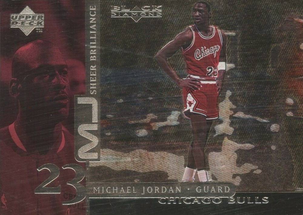 1998 Upper Deck Black Diamond Sheer Brilliance Michael Jordan #SB14 Basketball Card