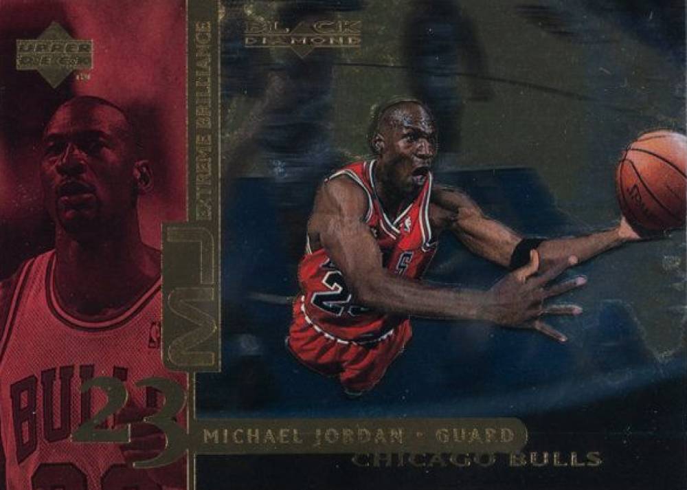 1998 Upper Deck Black Diamond Sheer Brilliance Michael Jordan #EB10 Basketball Card