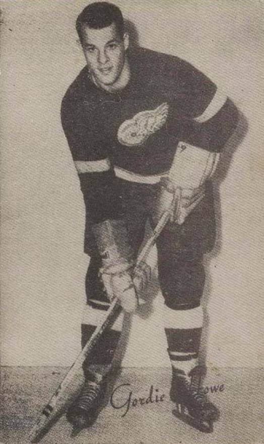 1948 Exhibits Gordie Howe # Hockey Card