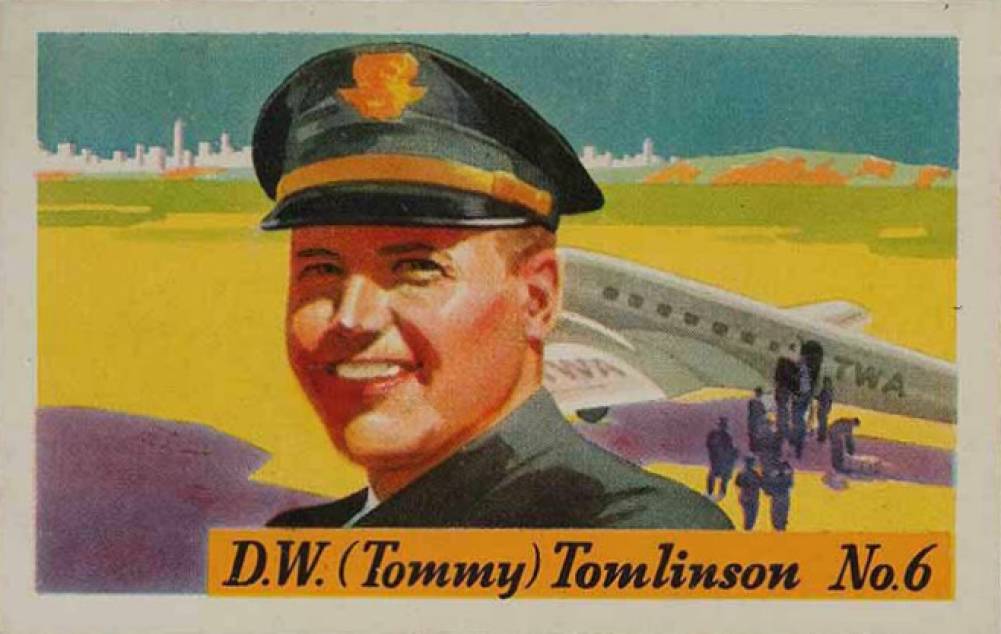 1936 Heinz Famous Aviators-1st Series D.W. Tommy Tomlinson #6 Non-Sports Card