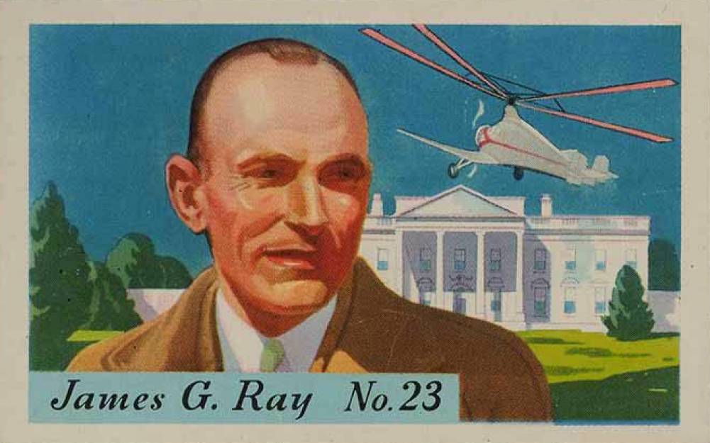 1936 Heinz Famous Aviators-1st Series James G. Ray #23 Non-Sports Card