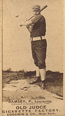 1887 Old Judge Ramsey, P., Louisvills #379-1a Baseball Card