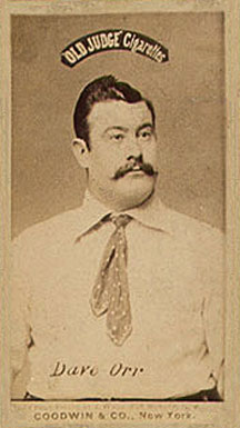 1887 Old Judge Dave Orr #360-1a Baseball Card