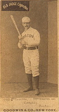 1887 Old Judge O'Rourke, Catcher, Boston #359-4b Baseball Card