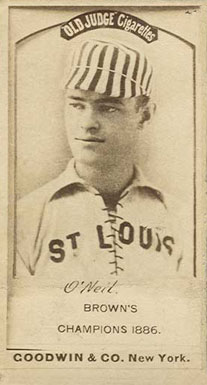 1887 Old Judge O'Neil, Brown's Champions #356-1a Baseball Card